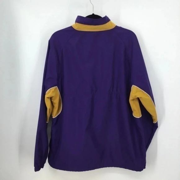 Red Oak LSU Men’s 1/4 Zip Pullover Vented Jacket - Picture 2 of 7